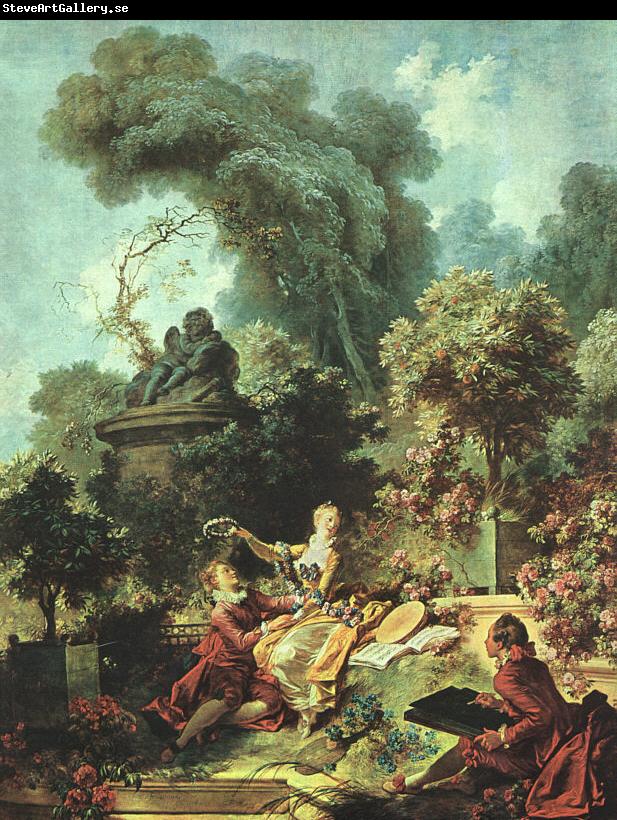 Jean-Honore Fragonard The Lover Crowned